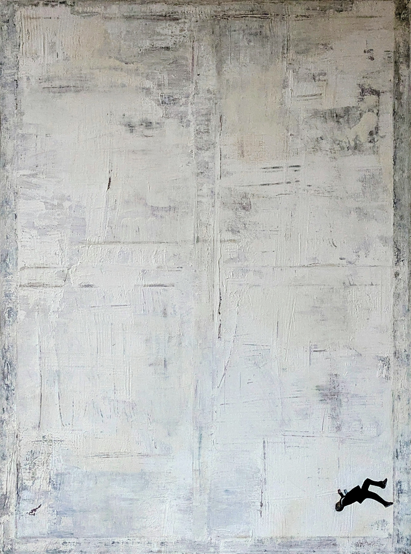 Malerei "Wall Flip - Tanz im Bild" von Garnet Hennig. Originalgemälde: Acryl auf Leinwand.